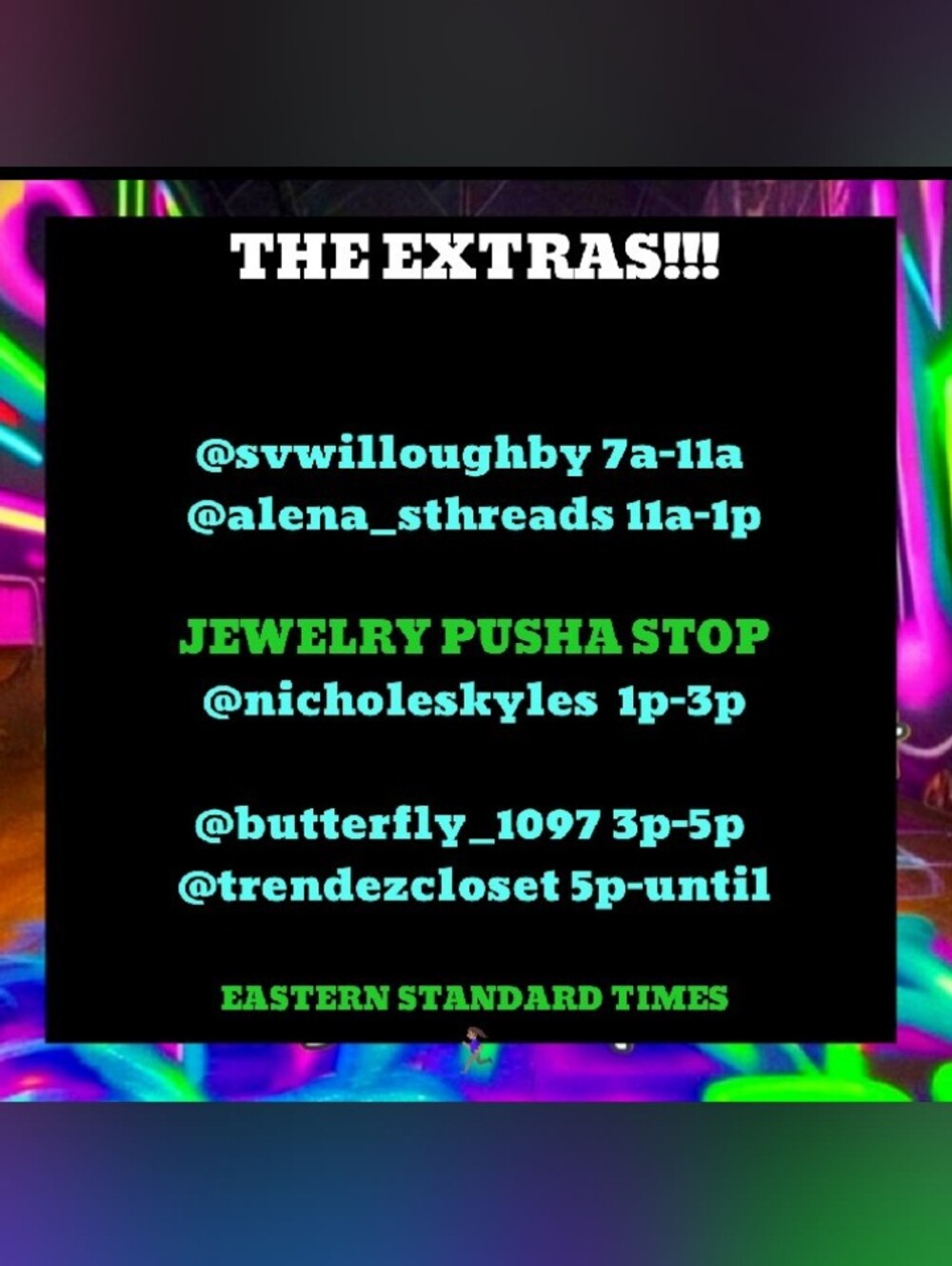 The EXTRAS Share Show Marathon Train! This Thursday 6/25 7Am Est - 8Pm Est